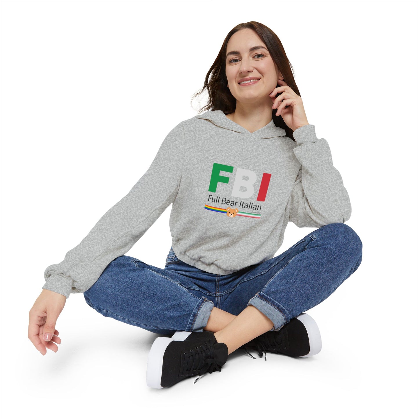 FBI - Full Bear Italian - Crop Hoodie