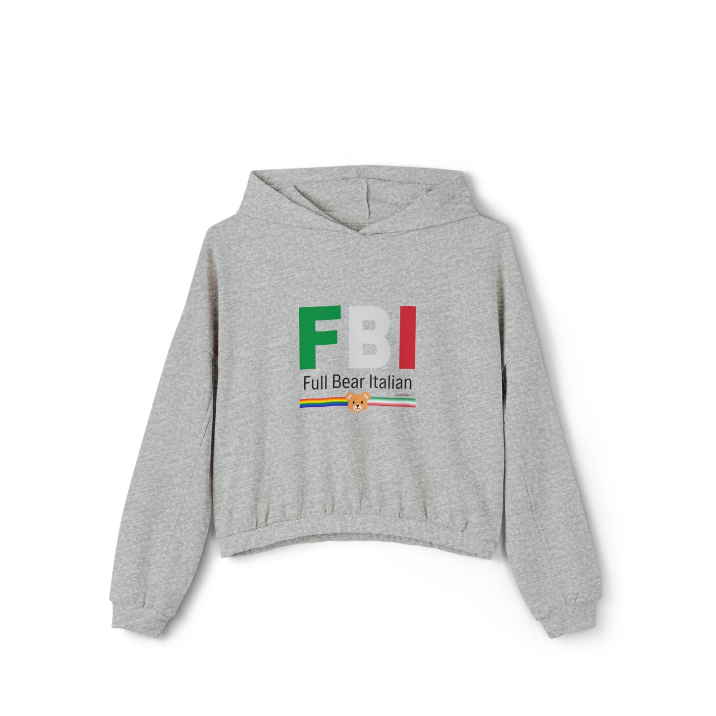 FBI - Full Bear Italian - Crop Hoodie
