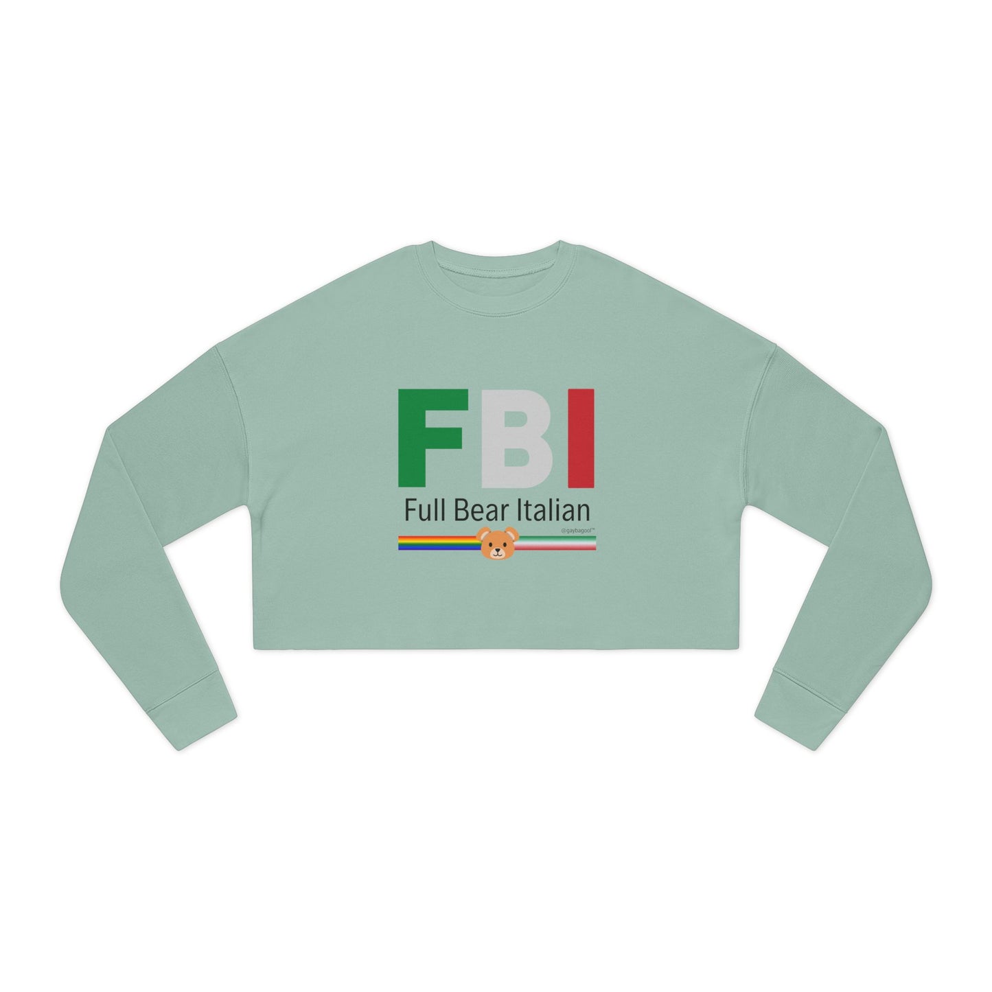 FBI - Full Bear Italian - Cropped Sweatshirt
