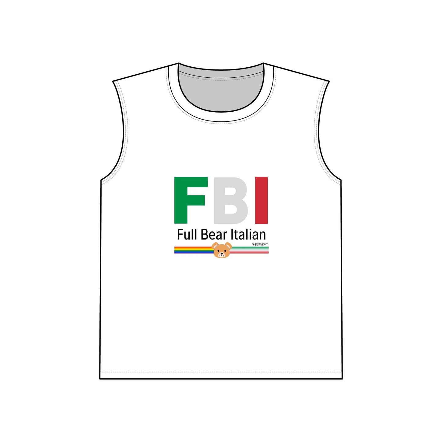 FBI - Full Bear Italian - Muscle Tank