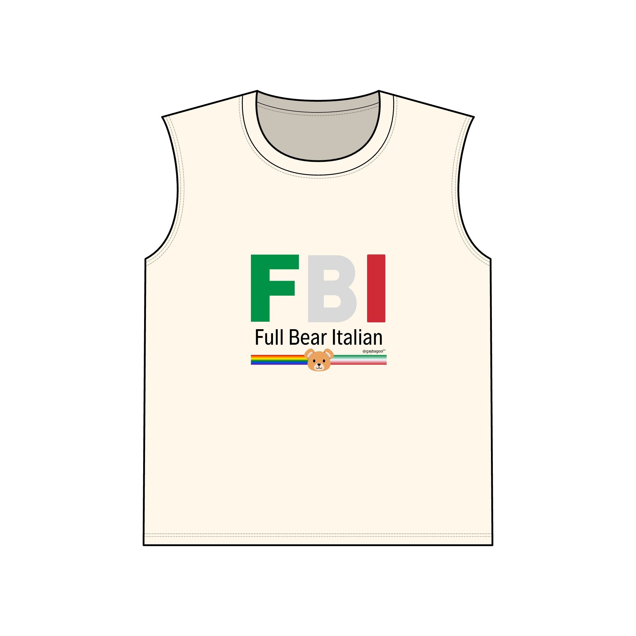 FBI - Full Bear Italian - Muscle Tank