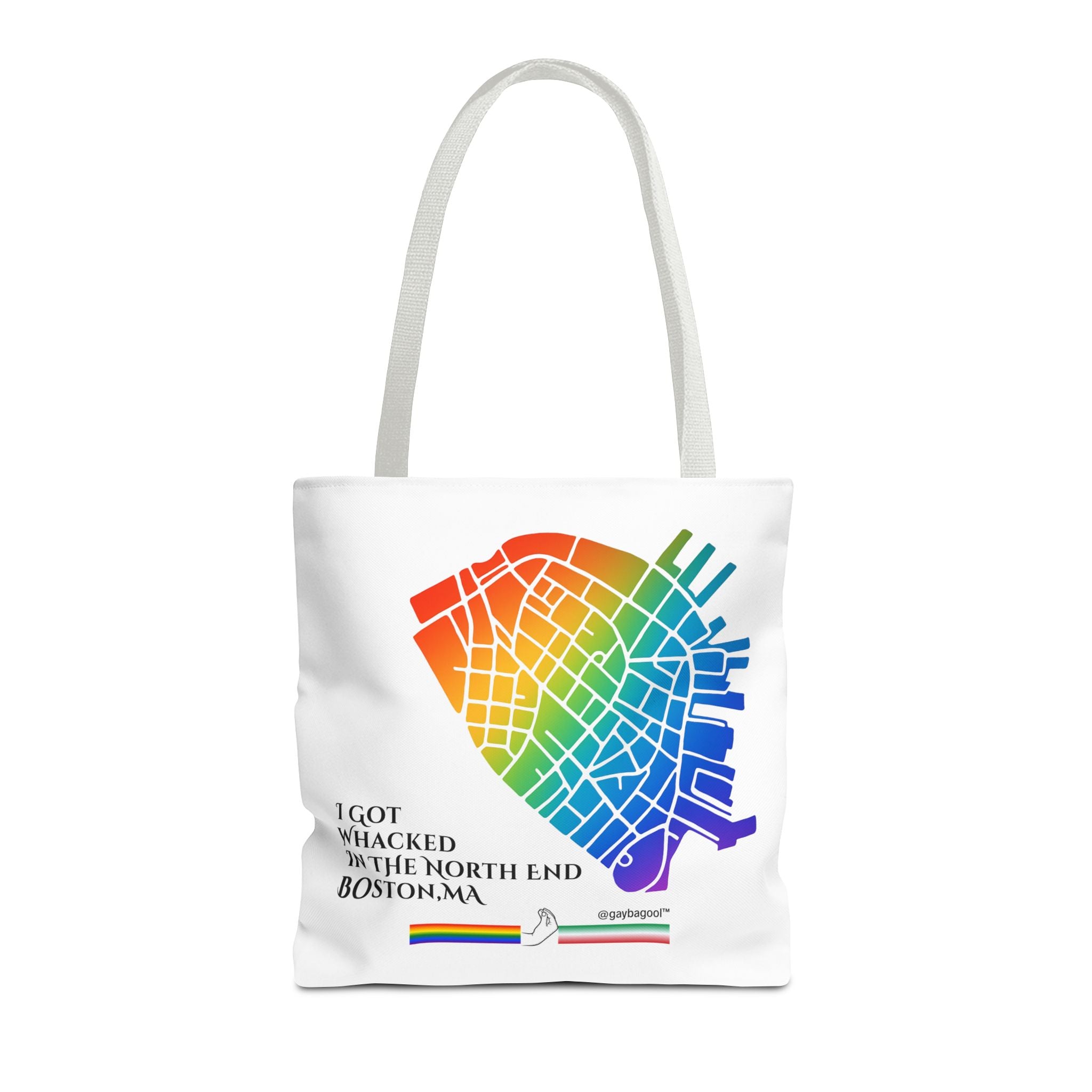 I Got Whacked in the North End, Boston, MA - Tote Bag
