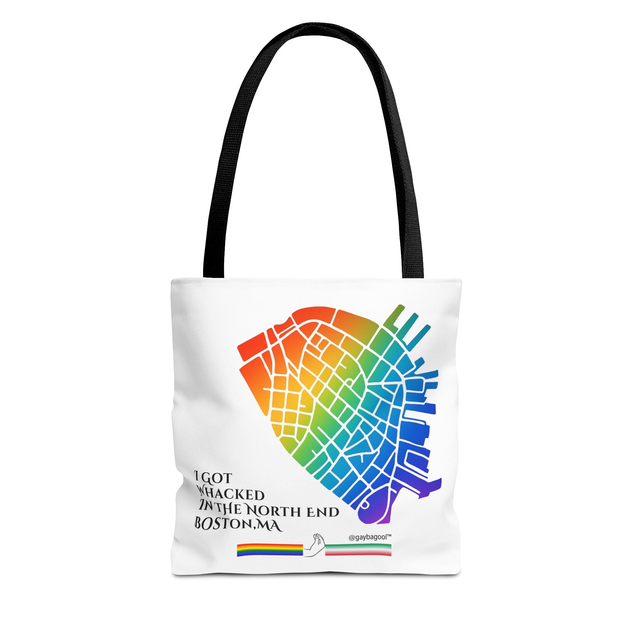 I Got Whacked in the North End, Boston, MA - Tote Bag