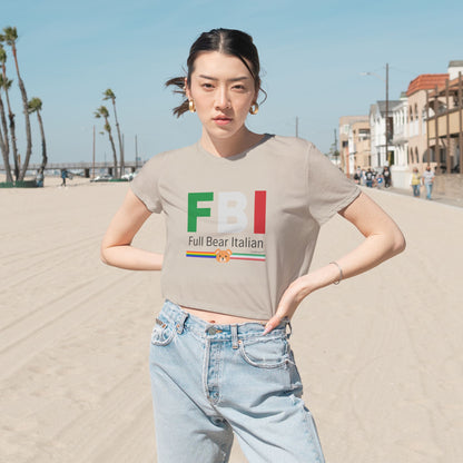 FBI - Full Bear Italian - Cropped Tee