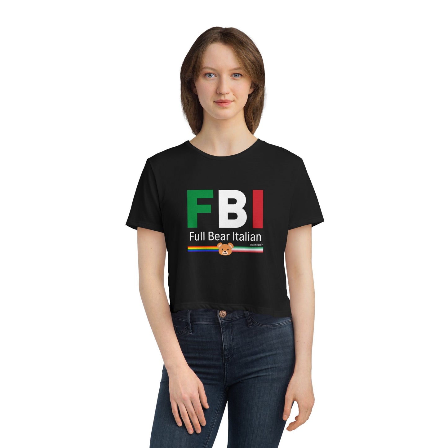 FBI - Full Bear Italian - Cropped Tee