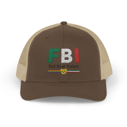 FBI - Full Bear Italian - Snapback Trucker Cap