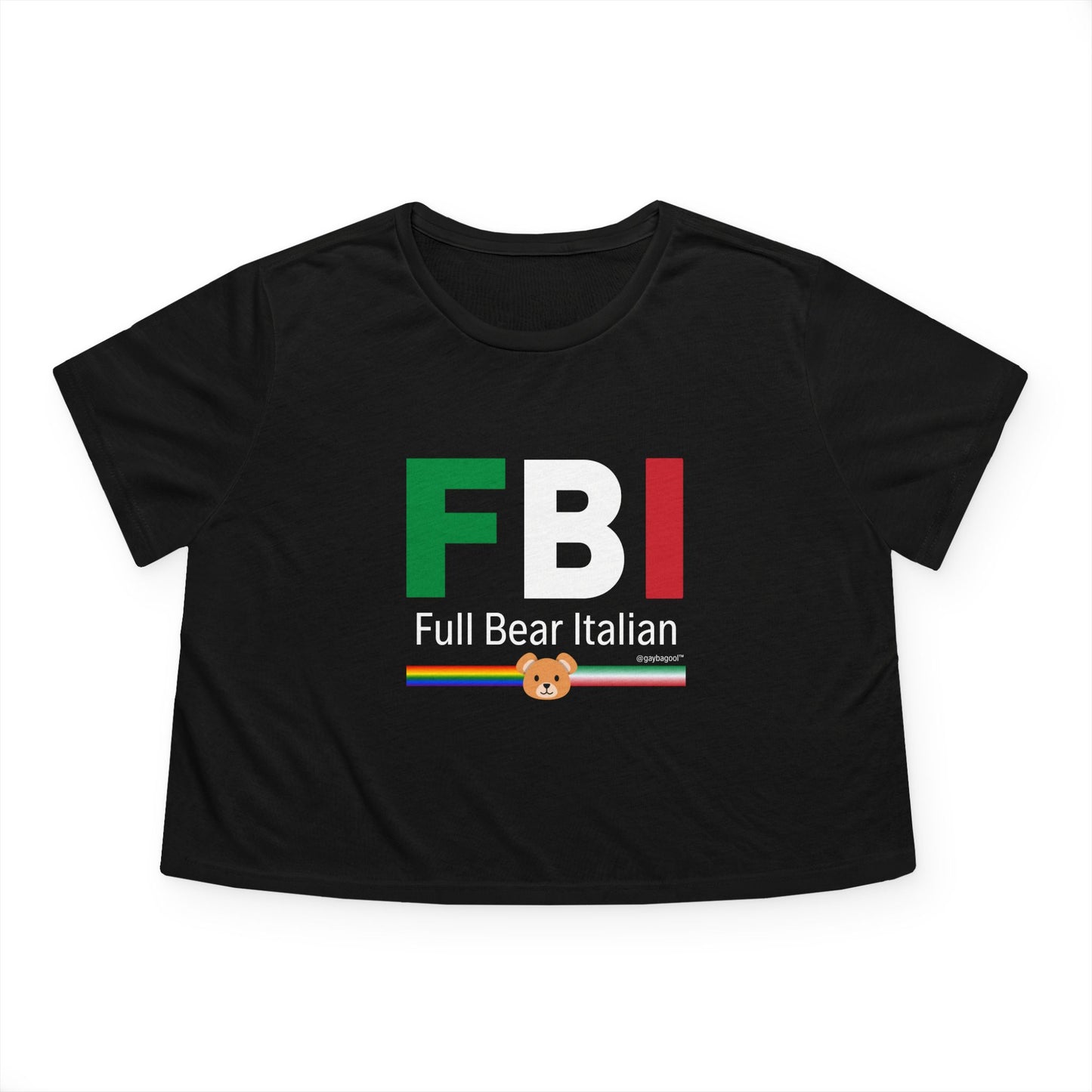 FBI - Full Bear Italian - Cropped Tee