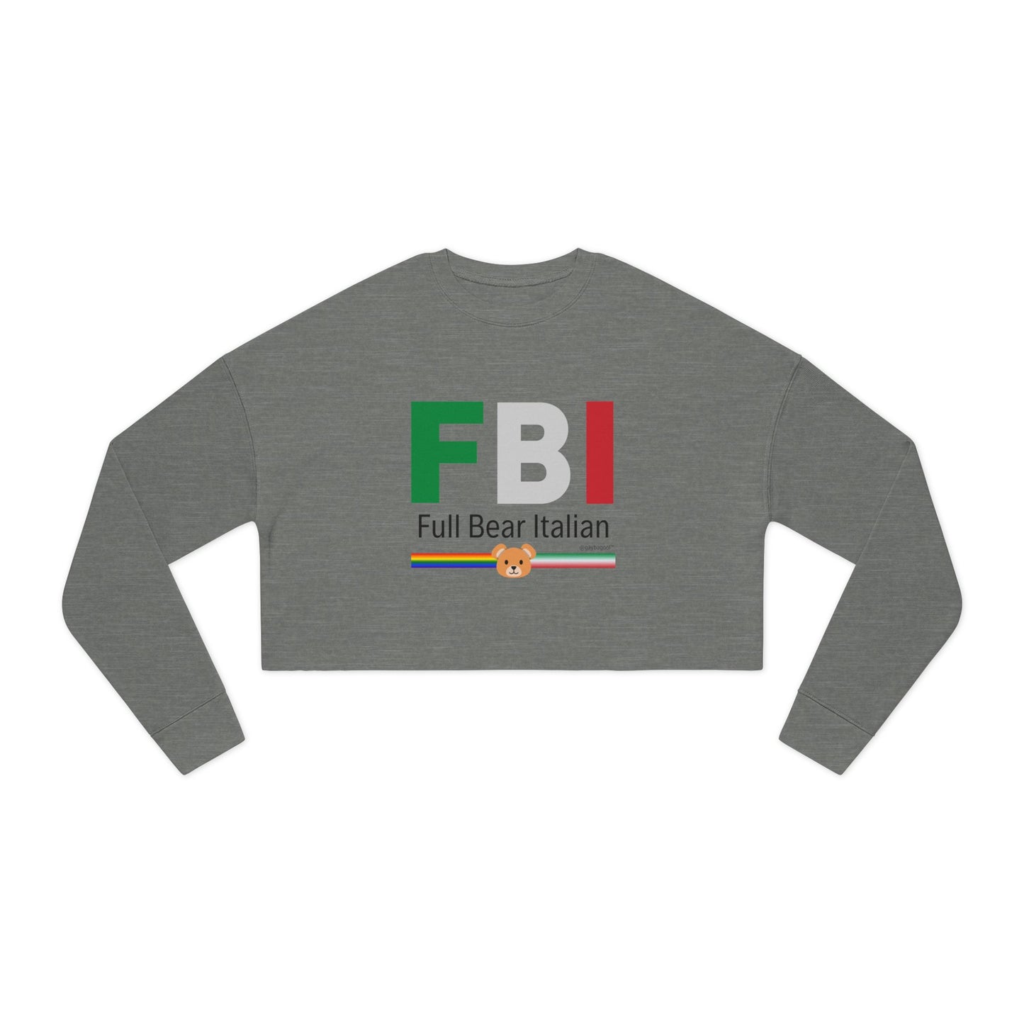 FBI - Full Bear Italian - Cropped Sweatshirt