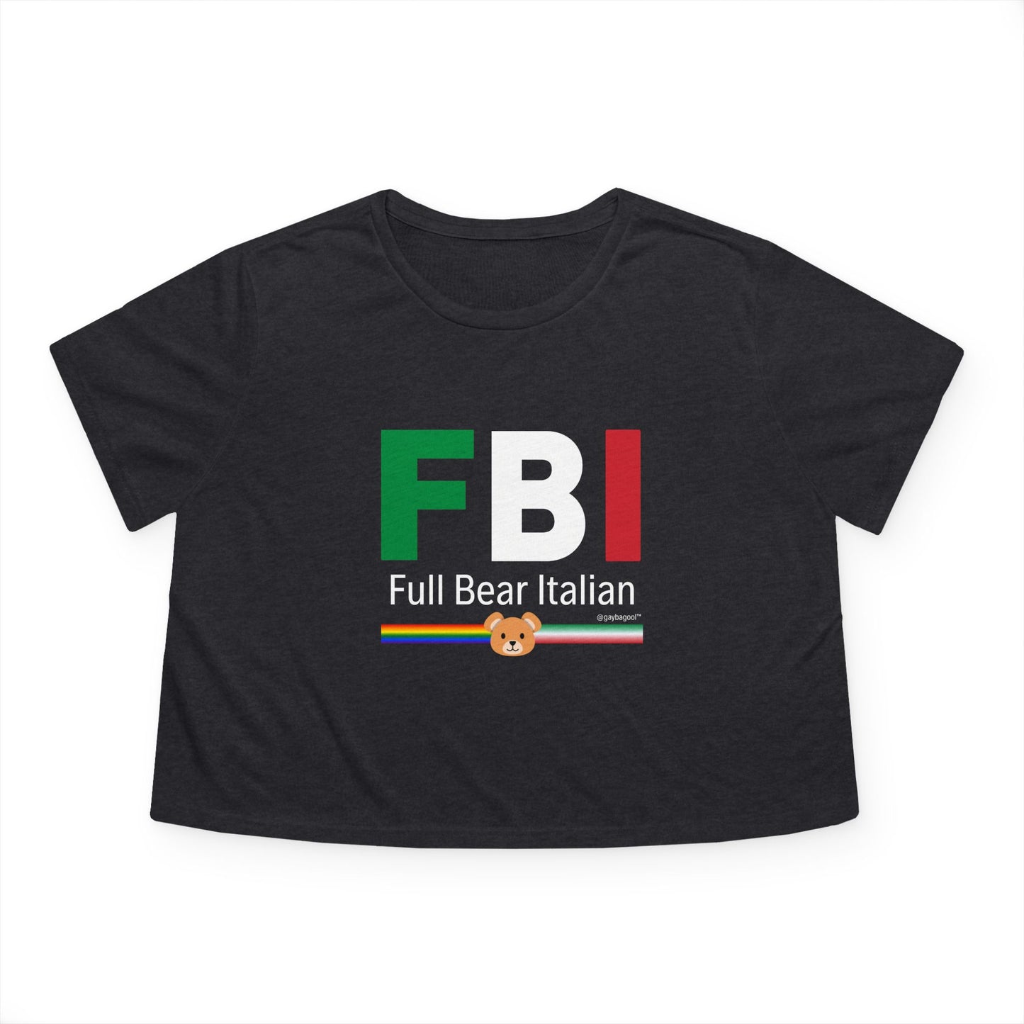 FBI - Full Bear Italian - Cropped Tee