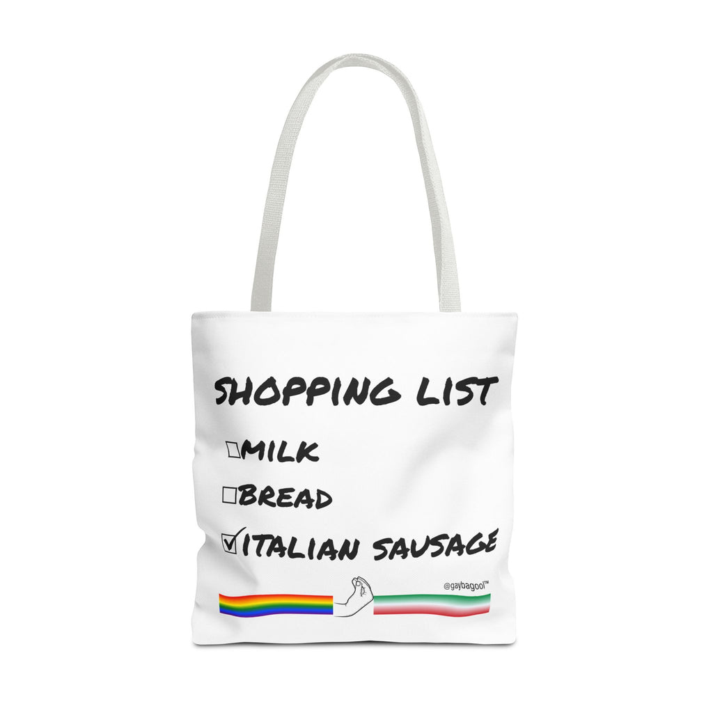 Shopping List - Italian Sausage - Tote Bag