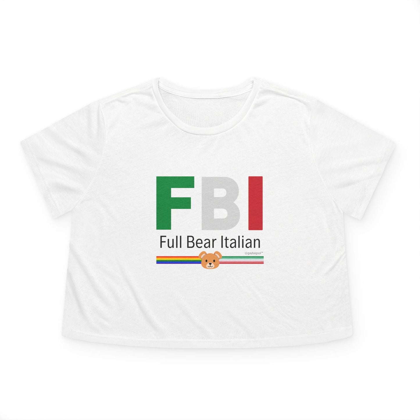 FBI - Full Bear Italian - Cropped Tee