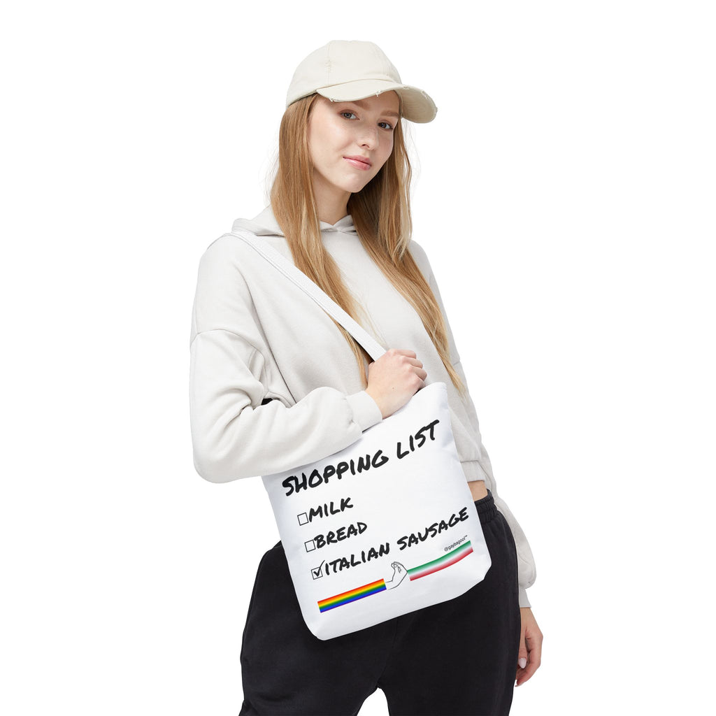 Shopping List - Italian Sausage - Tote Bag
