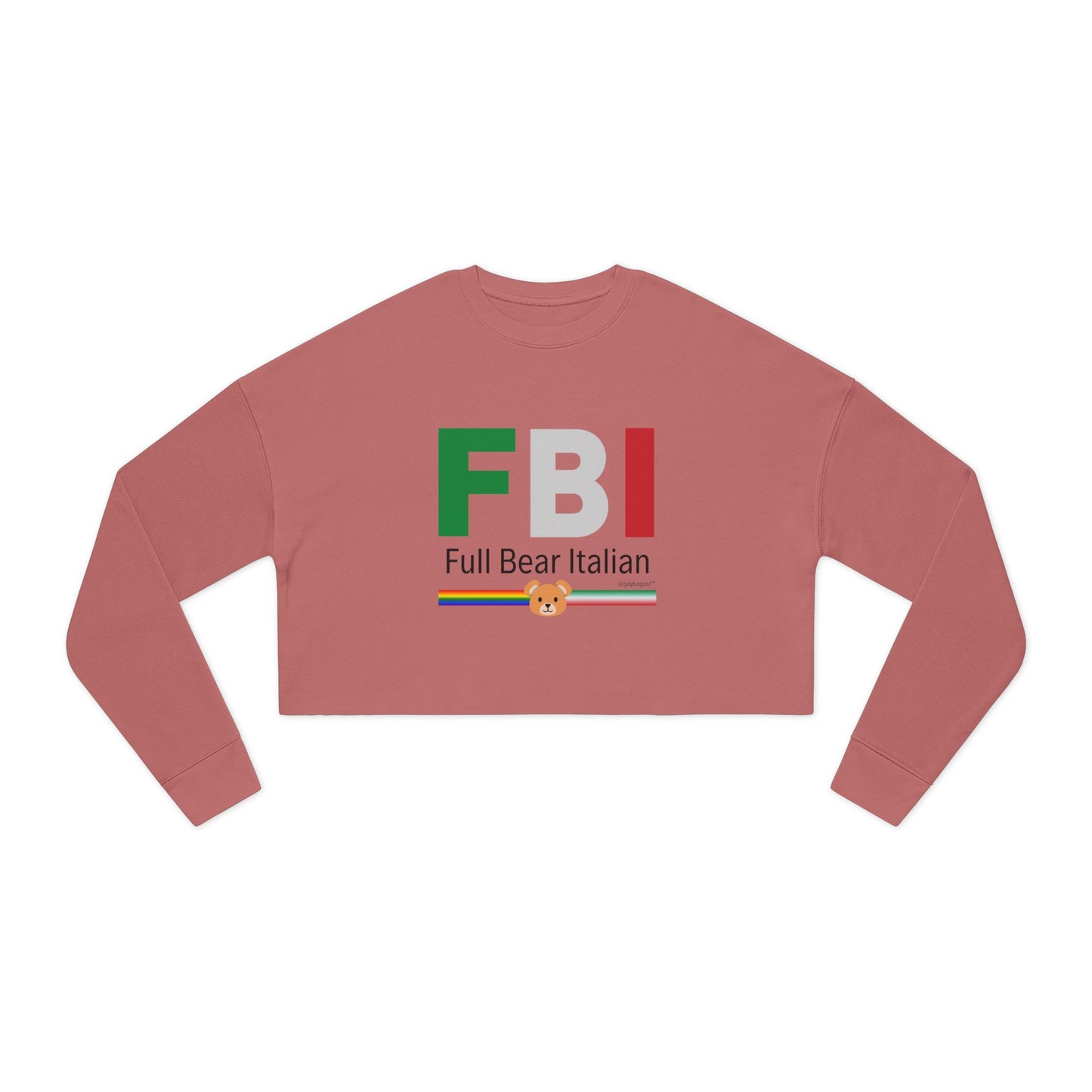 FBI - Full Bear Italian - Cropped Sweatshirt
