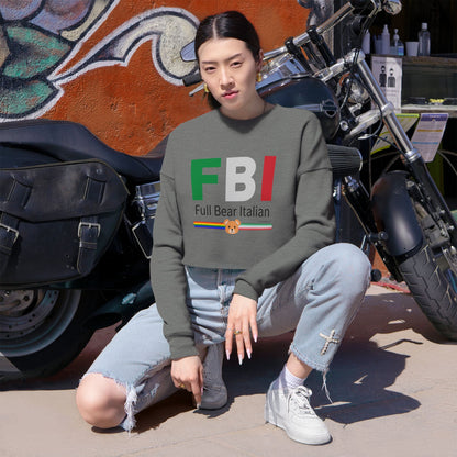 FBI - Full Bear Italian - Cropped Sweatshirt