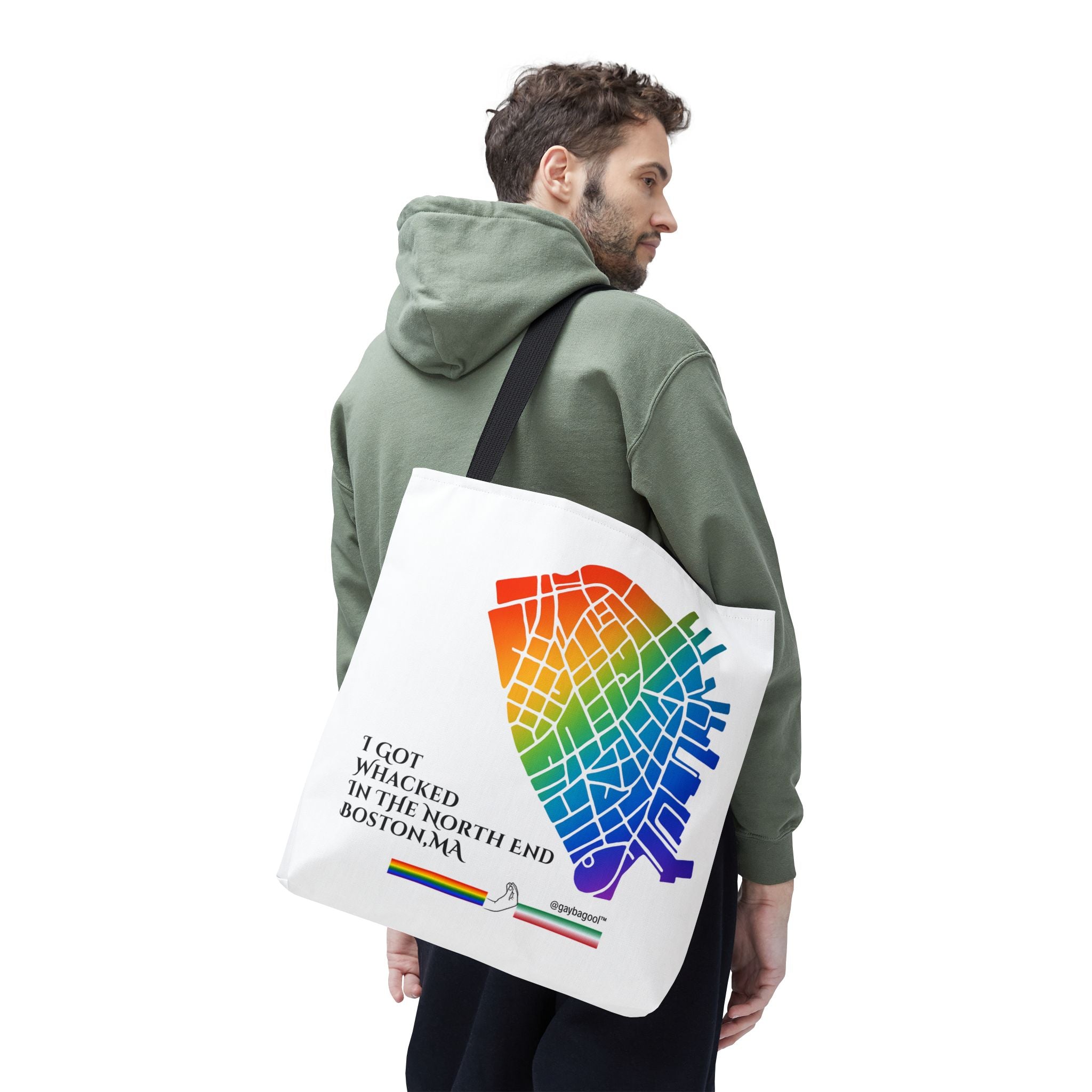 I Got Whacked in the North End, Boston, MA - Tote Bag