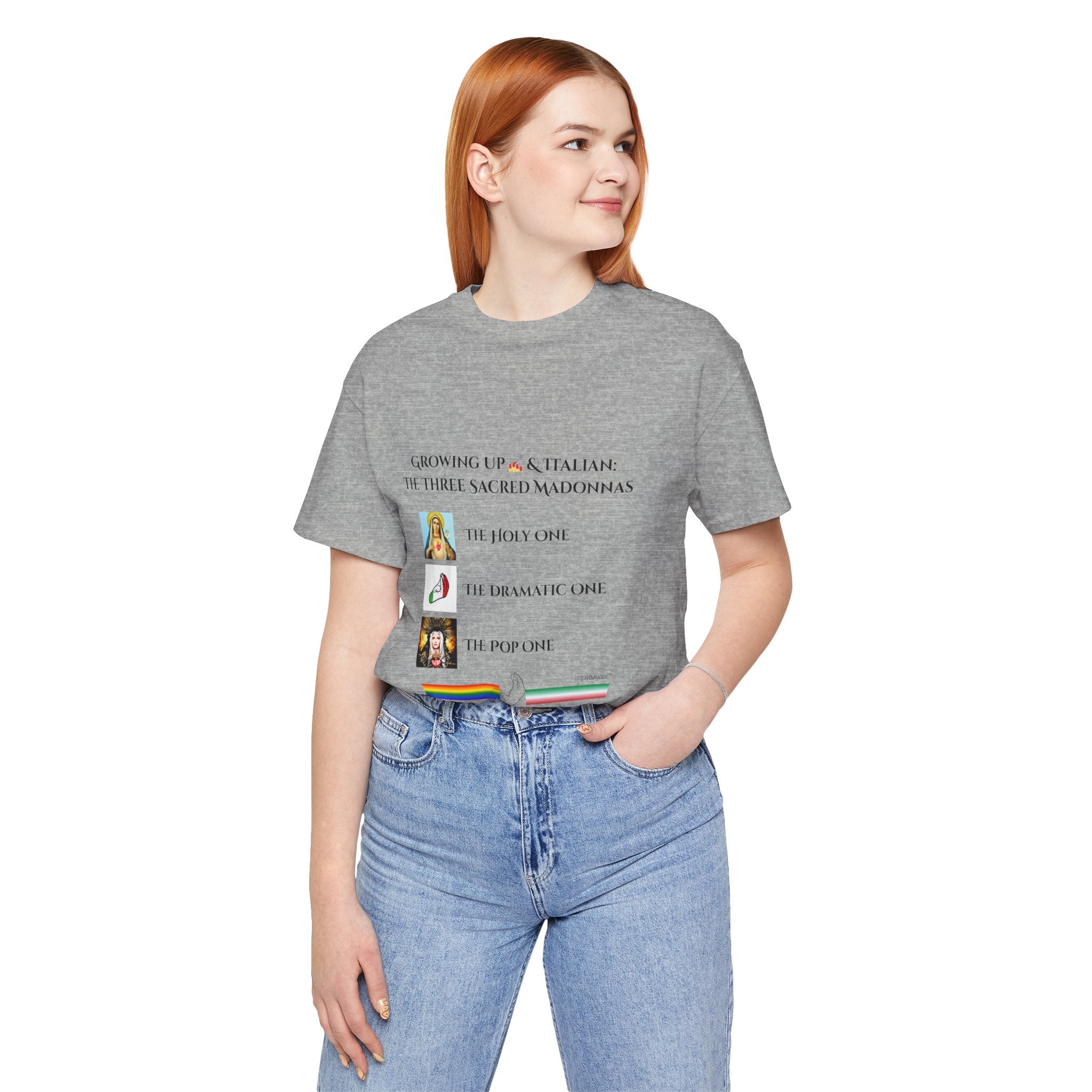Growing Up Gay and Italian - The Three Sacred Madonnas - Tee