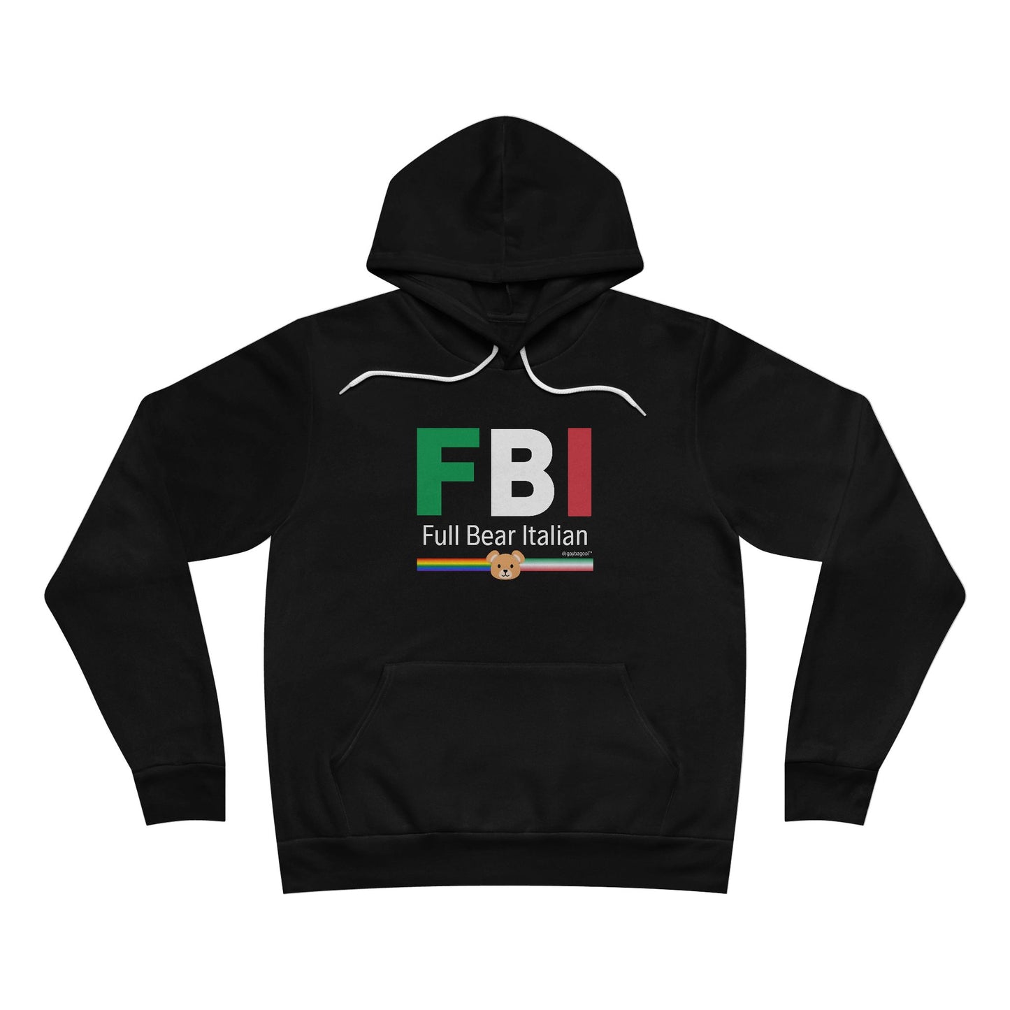 FBI - Full Bear Italian - Unisex Fleece Pullover Hoodie