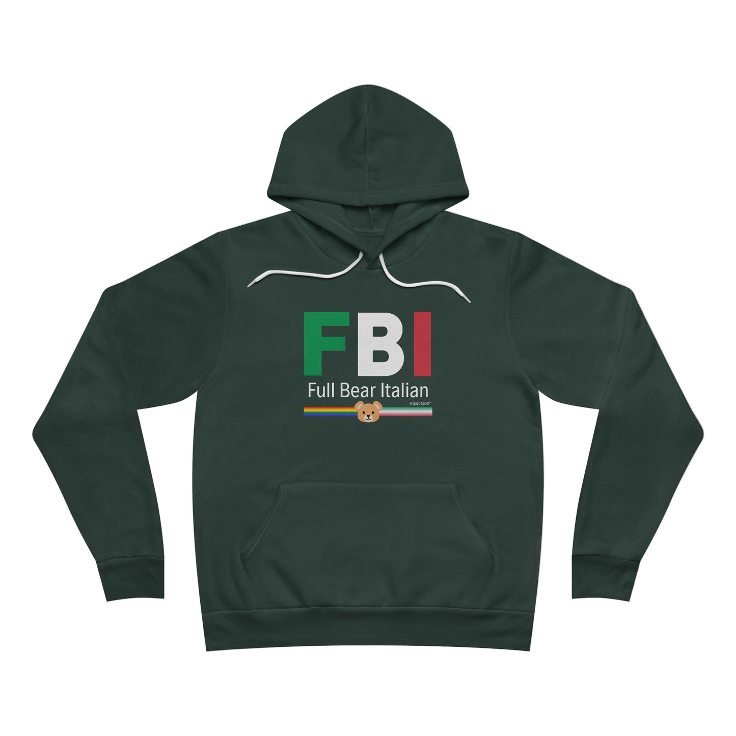 FBI - Full Bear Italian - Unisex Fleece Pullover Hoodie