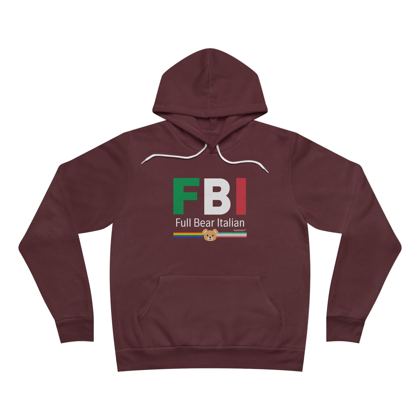 FBI - Full Bear Italian - Unisex Fleece Pullover Hoodie