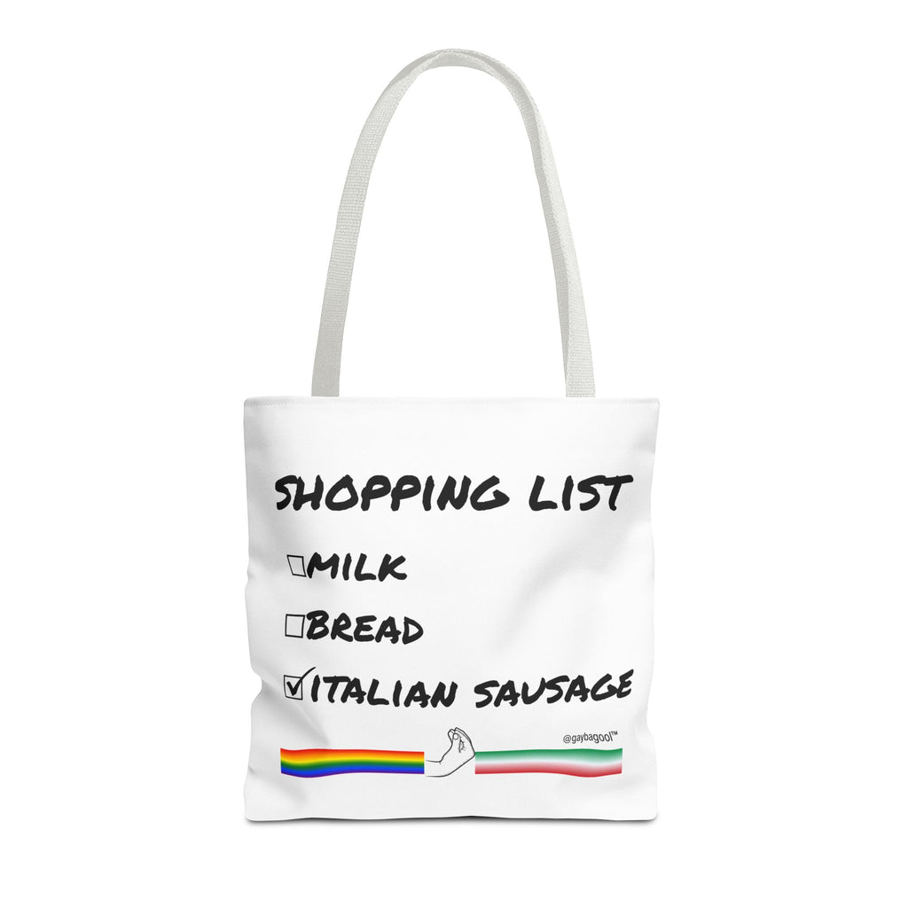 Shopping List - Italian Sausage - Tote Bag