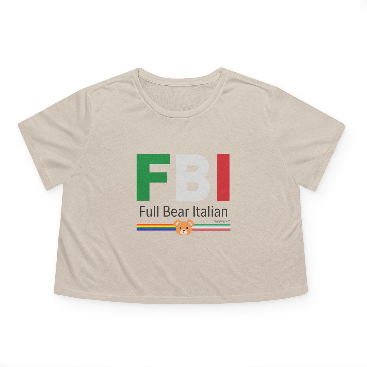FBI - Full Bear Italian - Cropped Tee