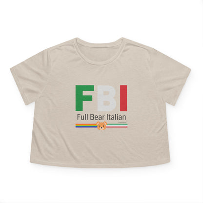 FBI - Full Bear Italian - Cropped Tee