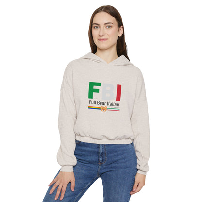 FBI - Full Bear Italian - Crop Hoodie