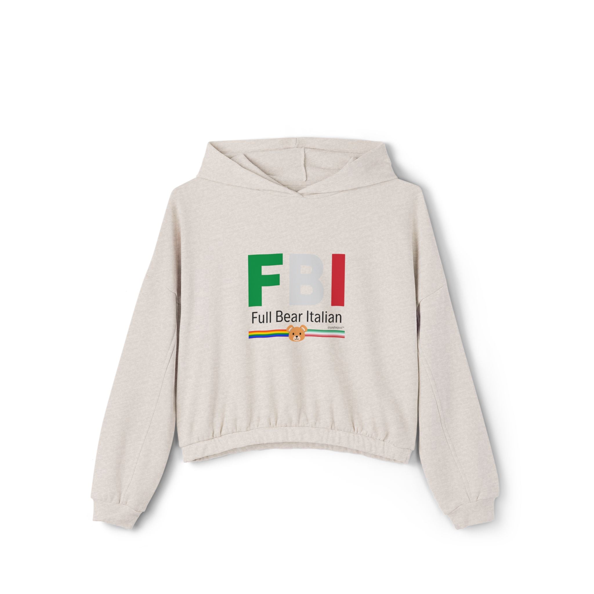 FBI - Full Bear Italian - Crop Hoodie