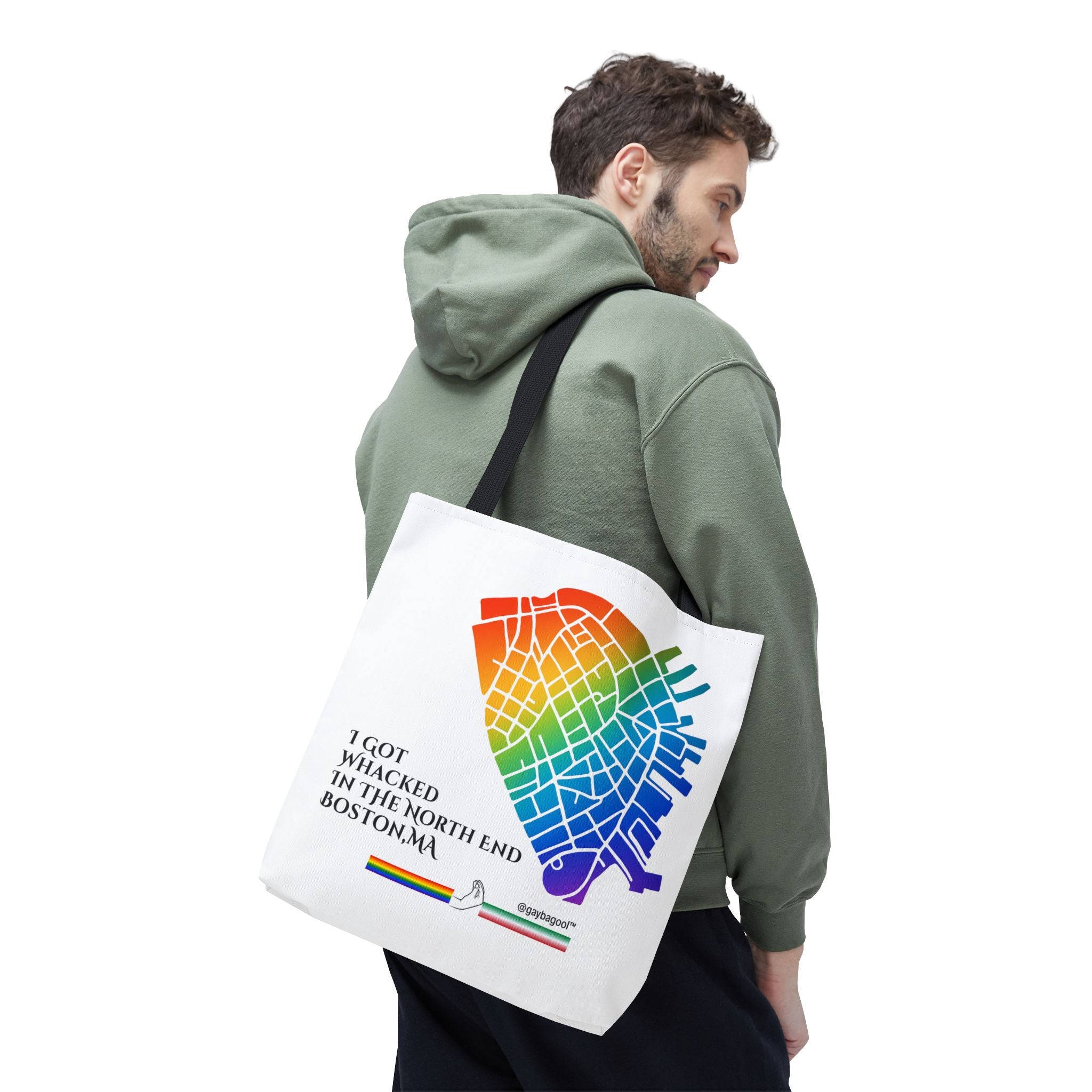 I Got Whacked in the North End, Boston, MA - Tote Bag