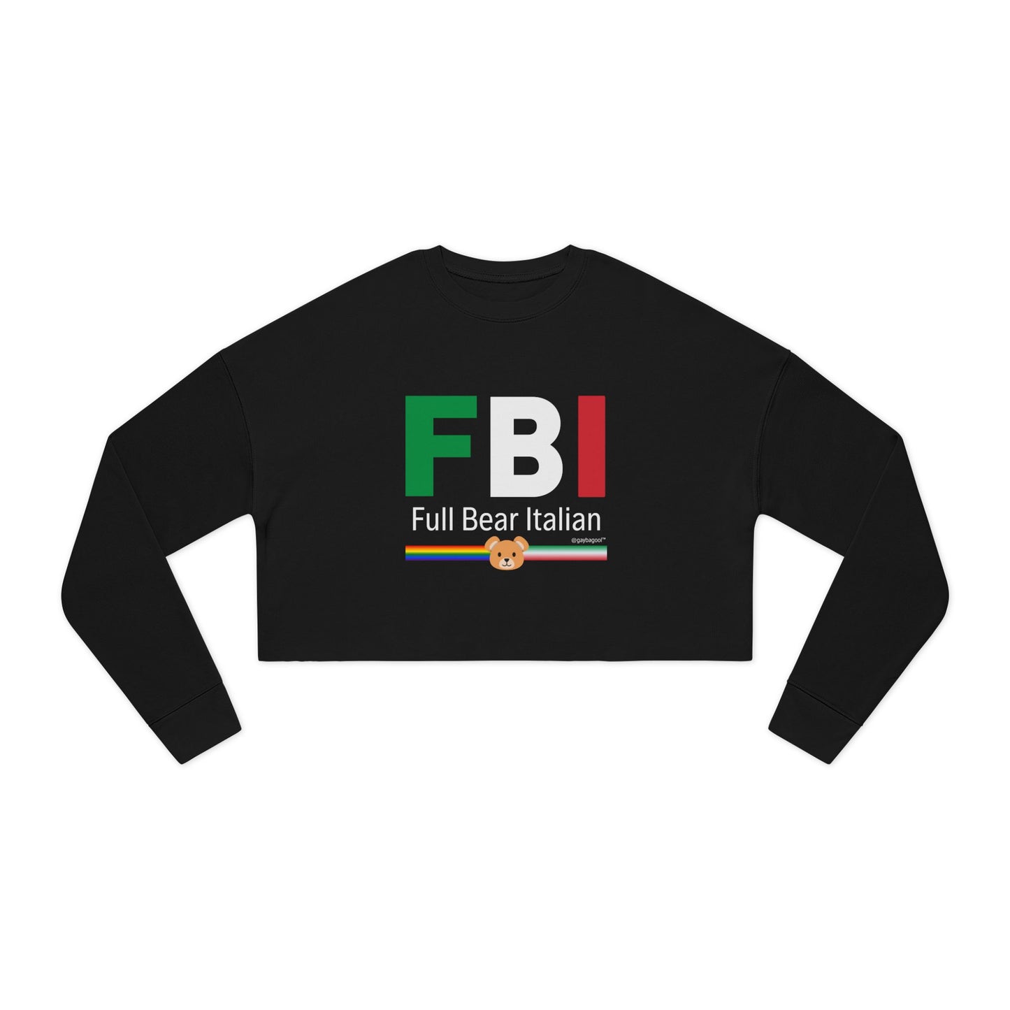 FBI - Full Bear Italian - Cropped Sweatshirt
