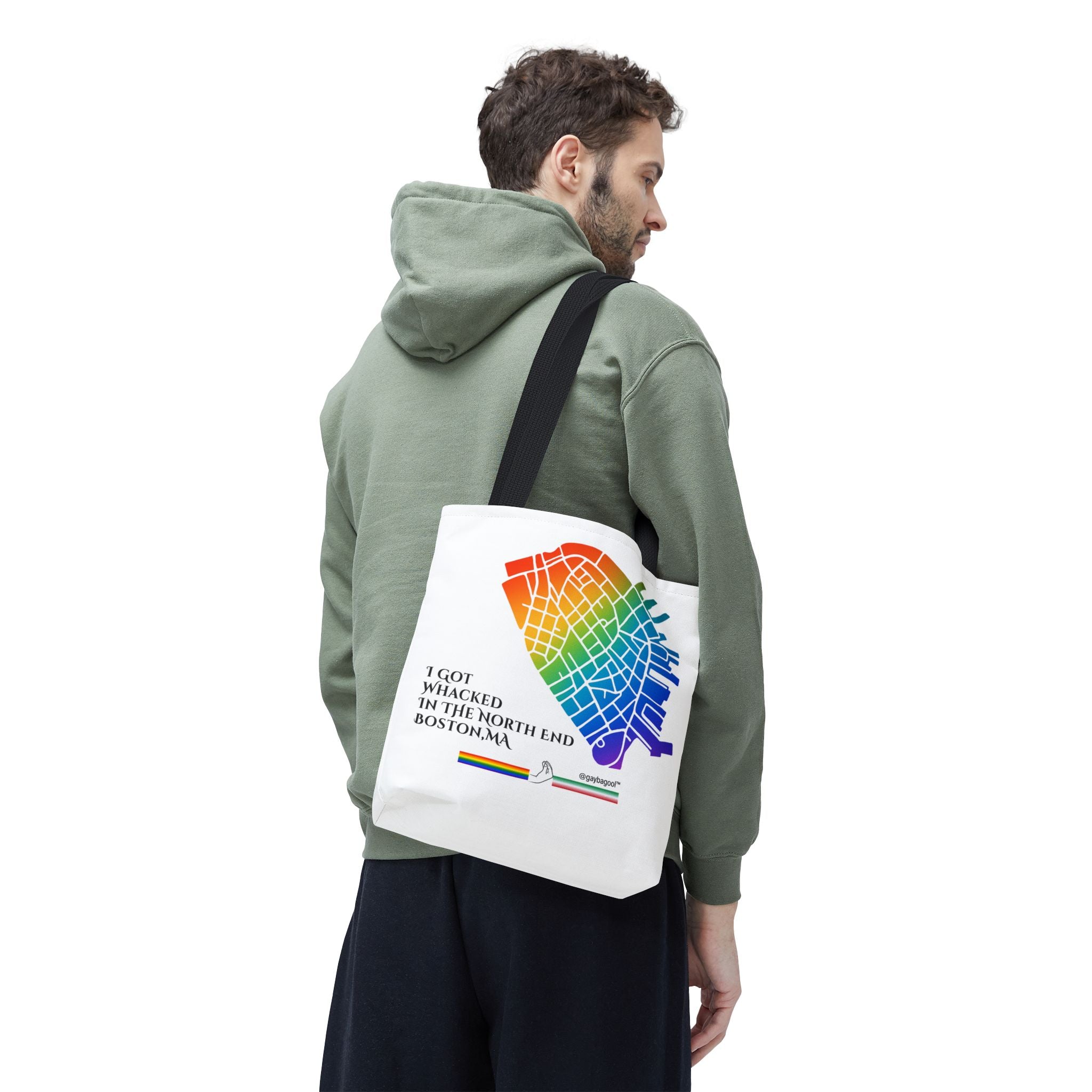 I Got Whacked in the North End, Boston, MA - Tote Bag
