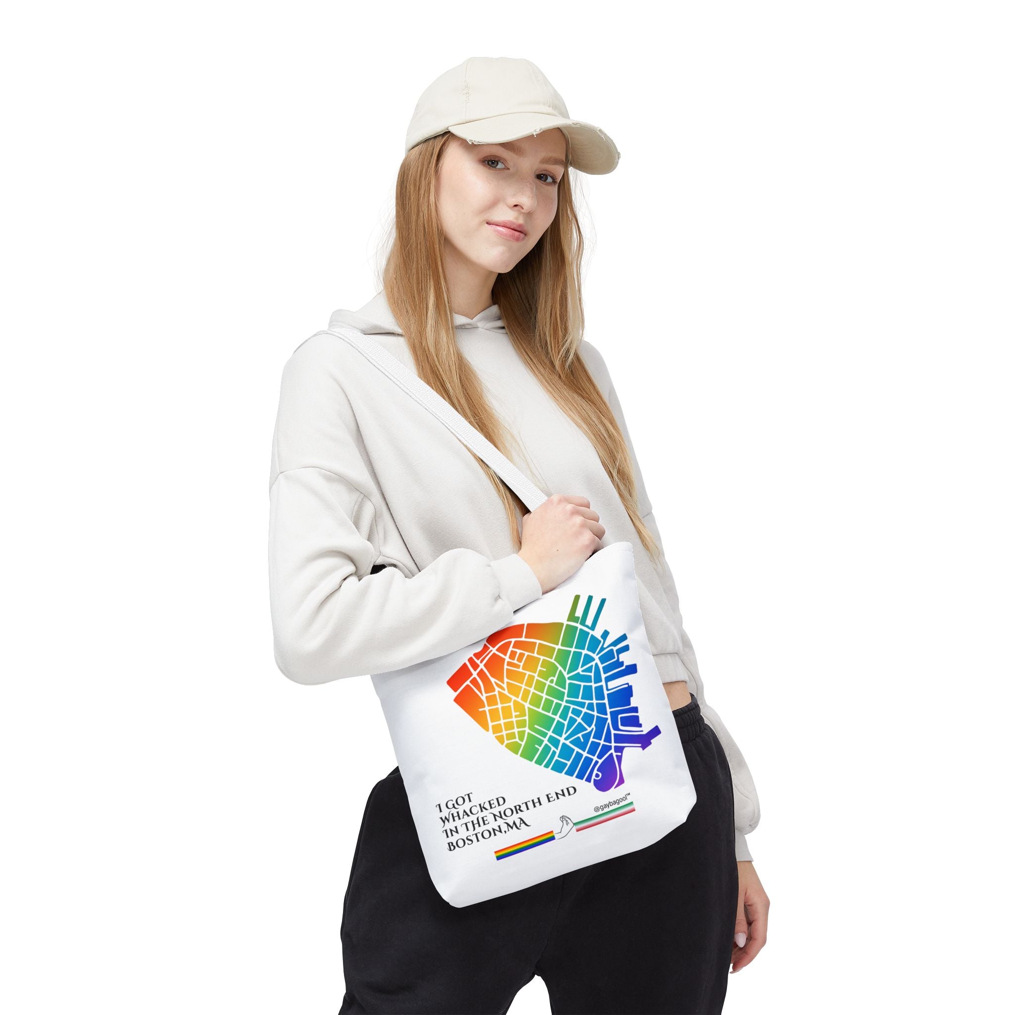 I Got Whacked in the North End, Boston, MA - Tote Bag
