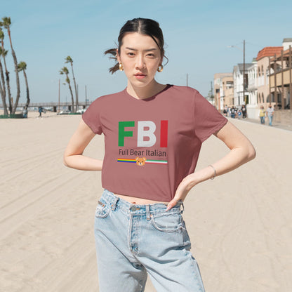 FBI - Full Bear Italian - Cropped Tee