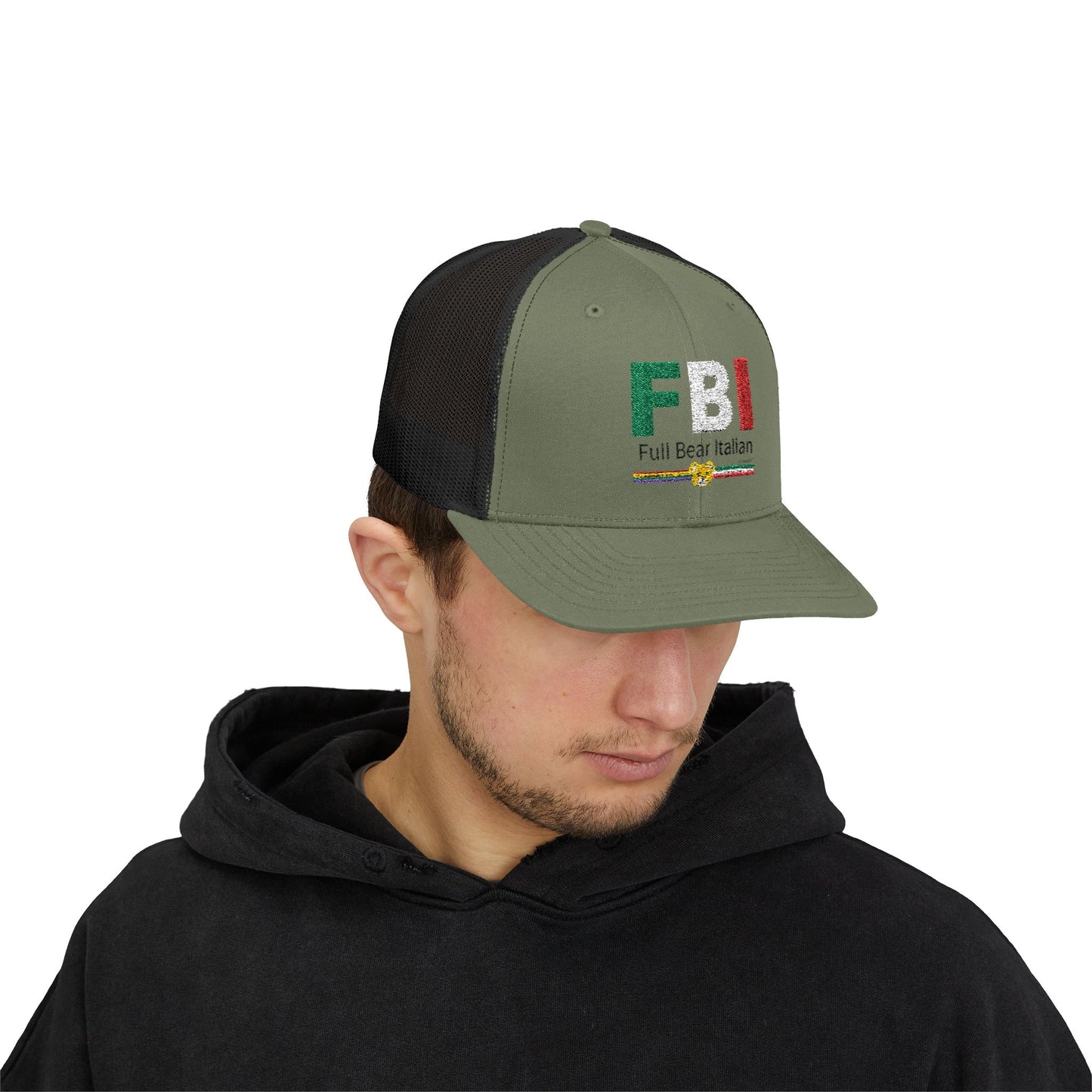 FBI - Full Bear Italian - Snapback Trucker Cap