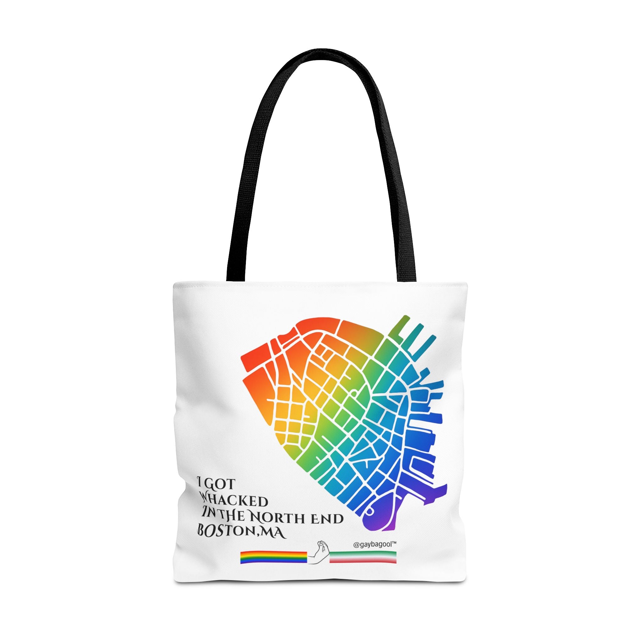 I Got Whacked in the North End, Boston, MA - Tote Bag