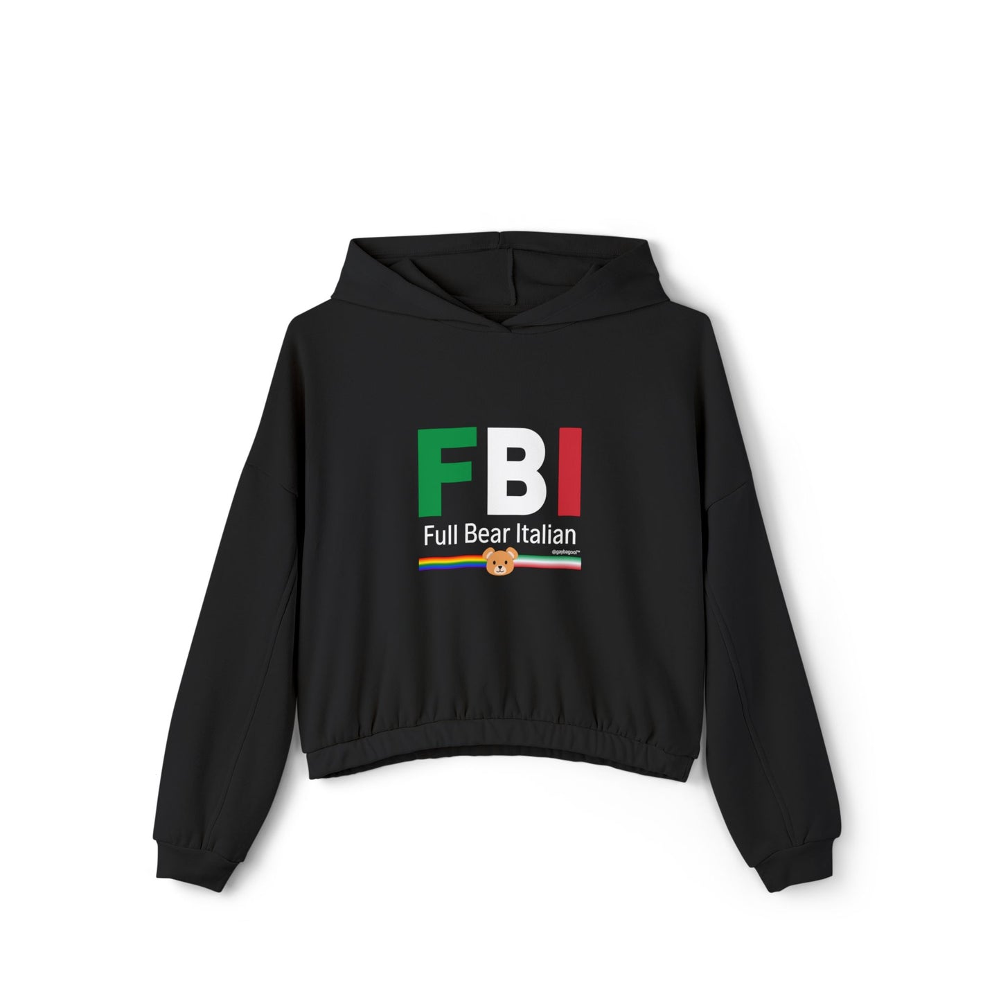 FBI - Full Bear Italian - Crop Hoodie
