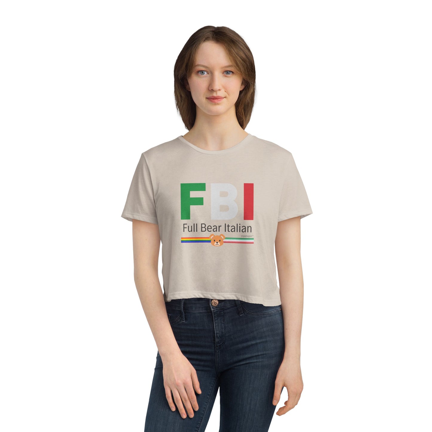 FBI - Full Bear Italian - Cropped Tee