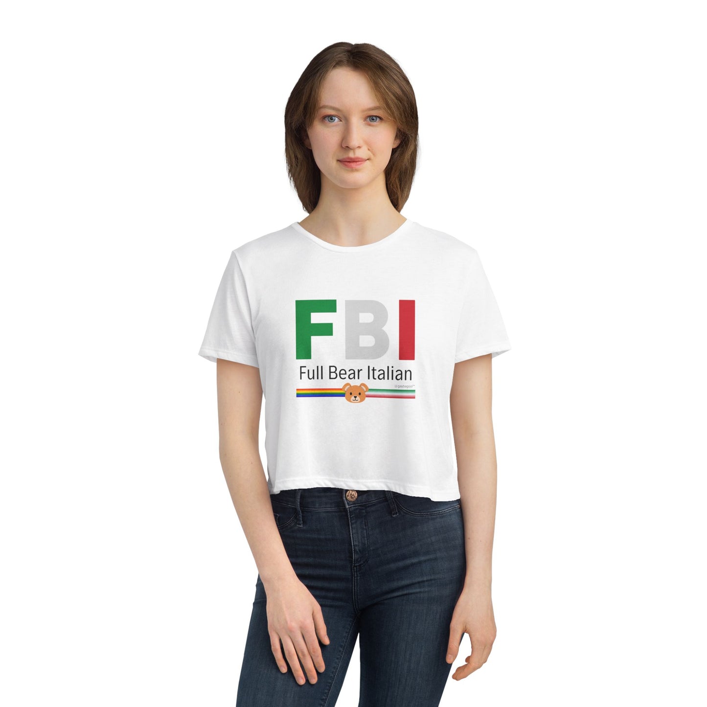 FBI - Full Bear Italian - Cropped Tee